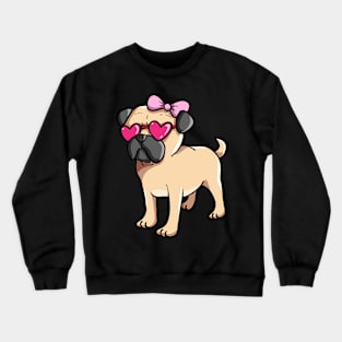 psychedelic dog Crewneck Sweatshirt